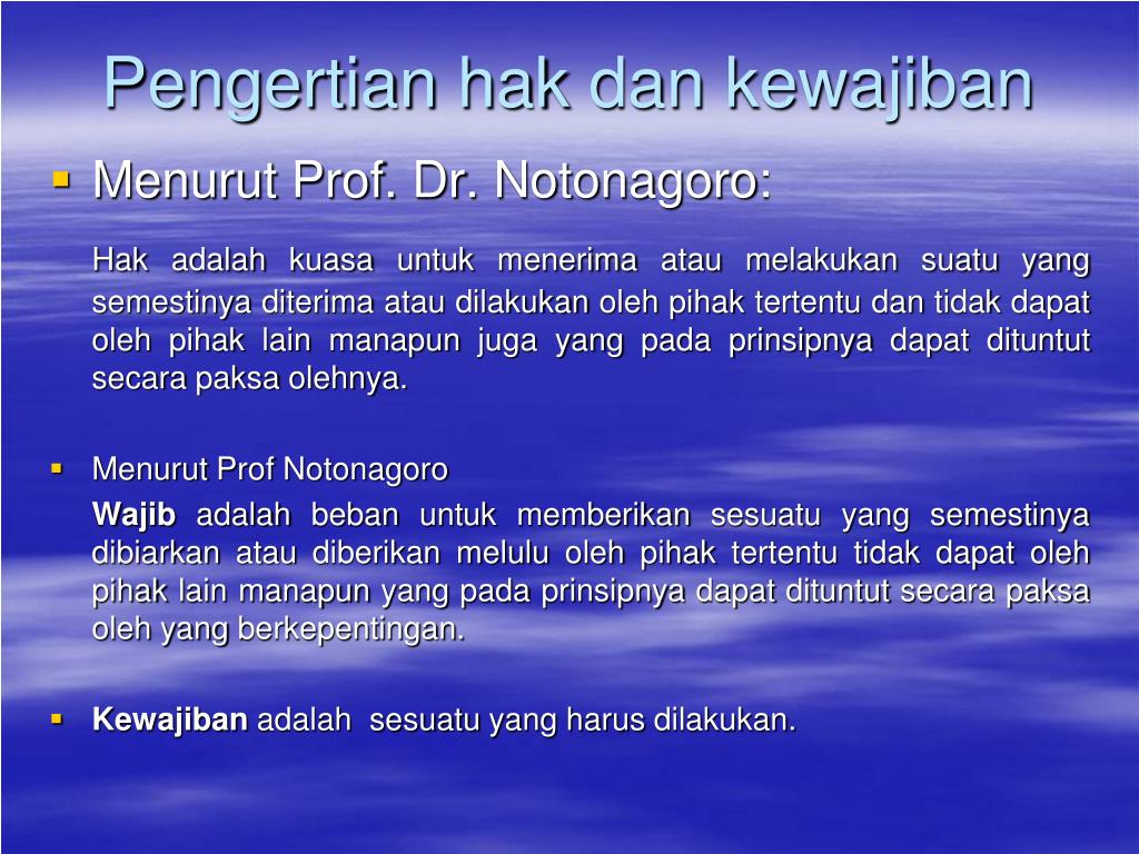 Pengertian Hak Dan Kewajiban Berbagi Informasi