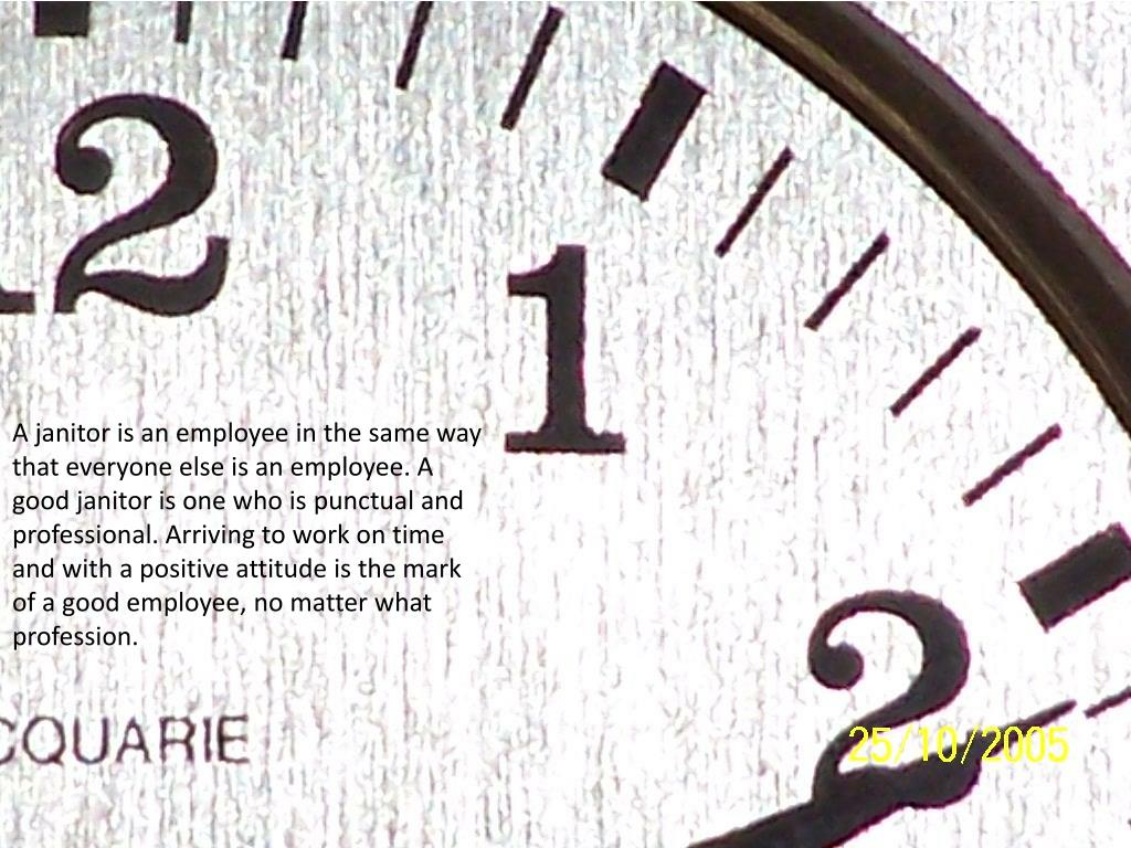 PPT What Makes a Good Janitor? PowerPoint Presentation, free download