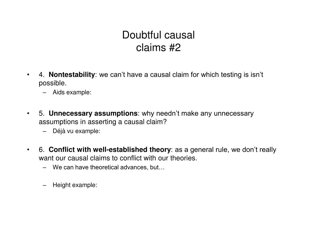 PPT Critical Thinking Lecture 12 Causal Arguments PowerPoint