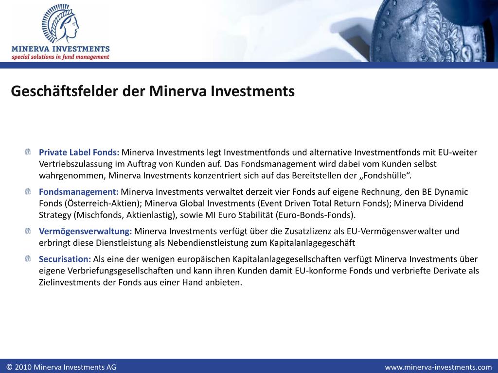PPT Minerva Investments AG PowerPoint Presentation, free download