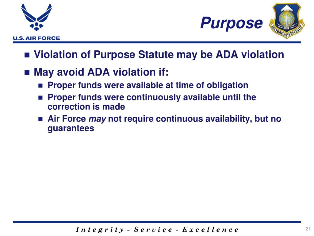 PPT The Antideficiency Act PowerPoint Presentation ID3321134