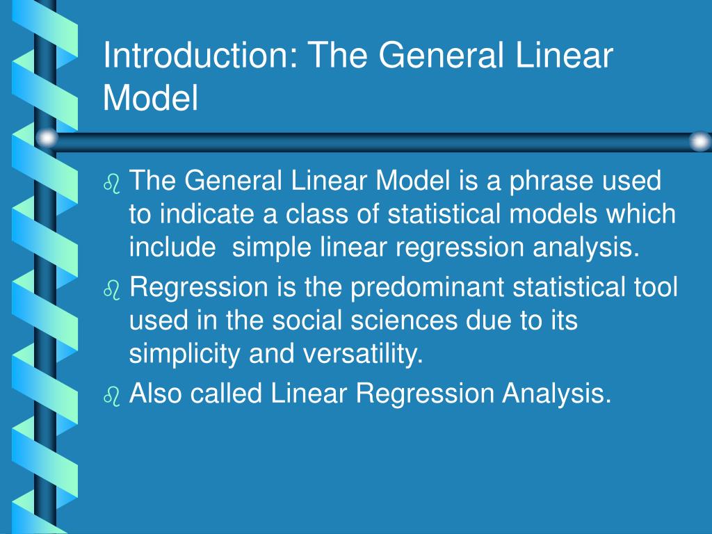 PPT Introduction The General Linear Model PowerPoint Presentation