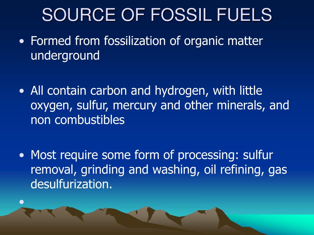 PPT FOSSIL FUELS AND FOSSIL ENERGY PowerPoint Presentation, free
