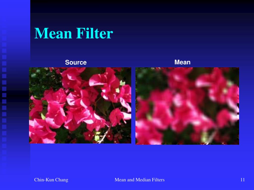 PPT Mean and Median Filters PowerPoint Presentation, free download