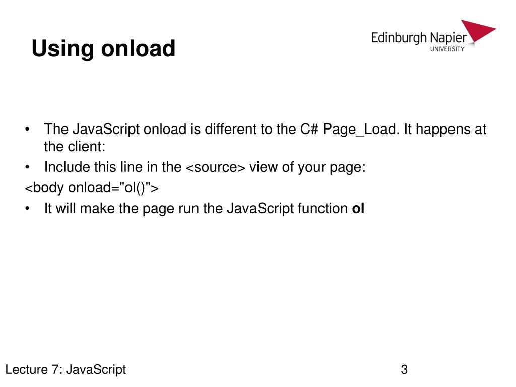 32 Body Onload Javascript Function Call Modern Javascript Blog