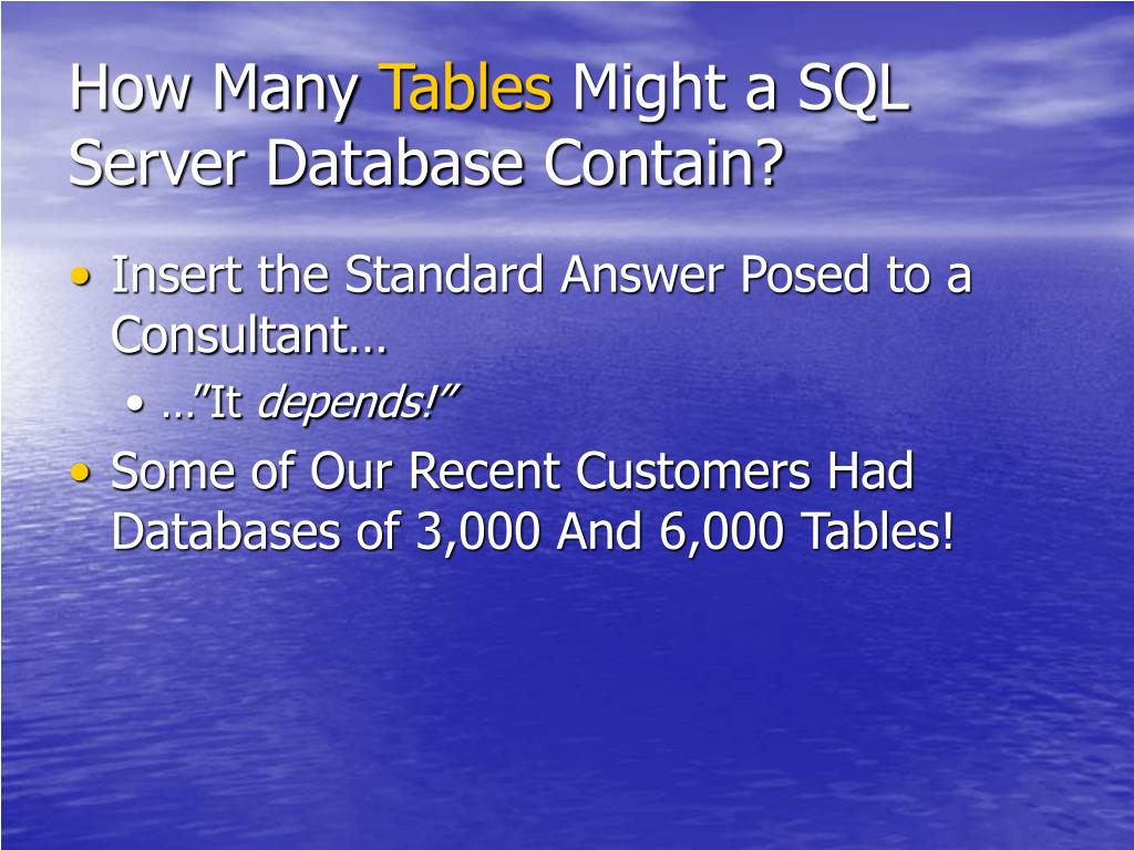 PPT SQL Server 2005 & High Availability PowerPoint Presentation ID