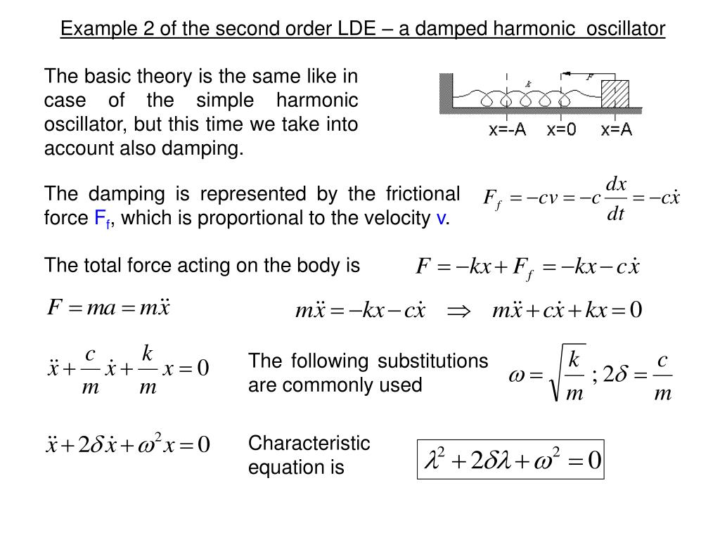 PPT Lecture 2 Differential equations PowerPoint Presentation ID3329220
