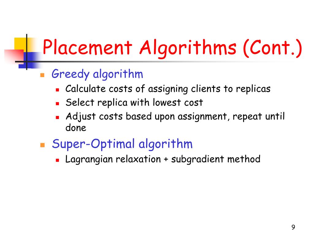 PPT On the Placement of  Server Replicas PowerPoint Presentation