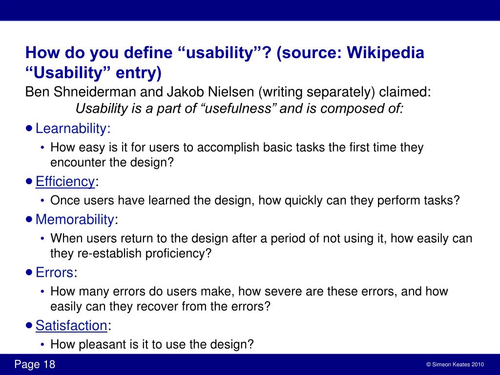 PPT Usability and Accessibility Lecture 1 09/02/10 PowerPoint