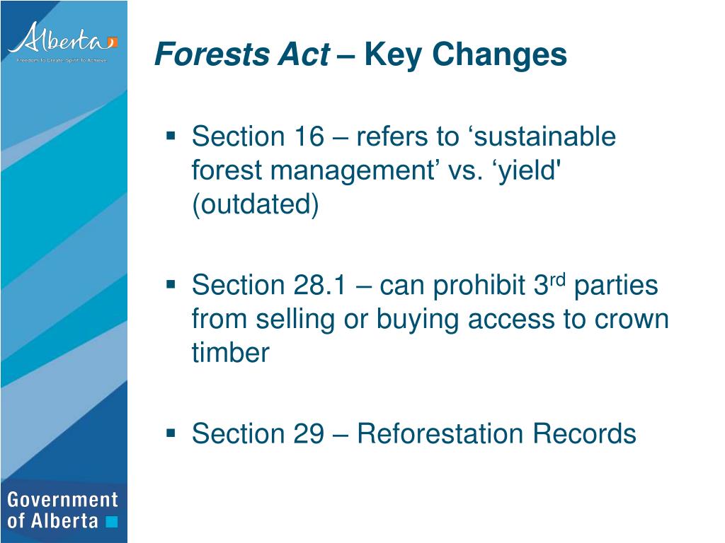 PPT Alberta Land Stewardship Act & Related Amendments to Public