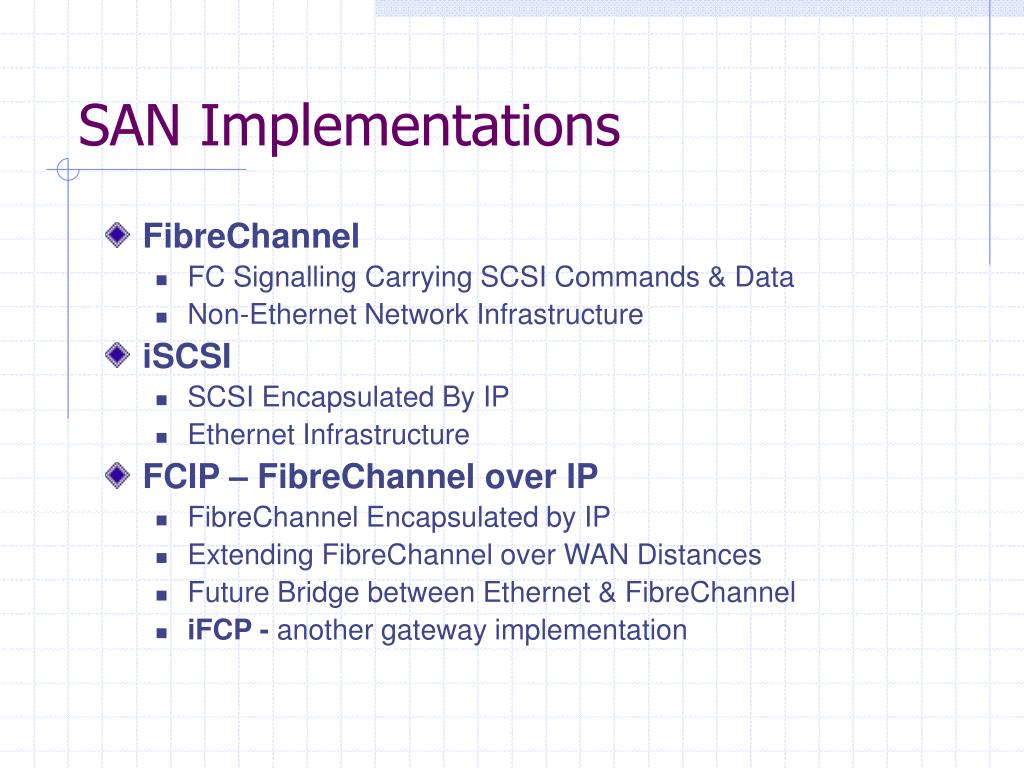 PPT Storage Area Network Usage A UNIX SysAdmin’s View of How A SAN
