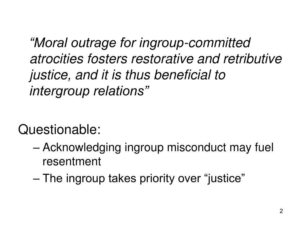 PPT How not to Feel Outraged Moral Disengagement and Morality