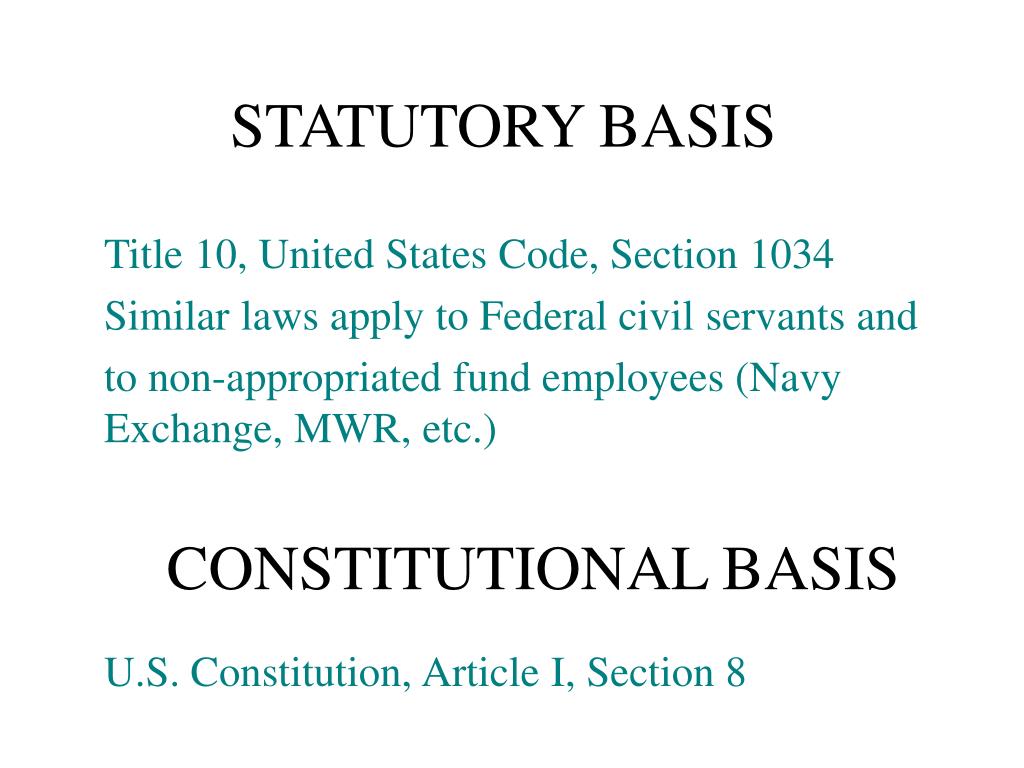 PPT Military Whistleblower Protection Act Training for Supervisors