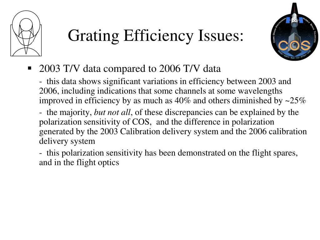 PPT TIPS / COS Update The NUV Gratings 18 October 2007 PowerPoint