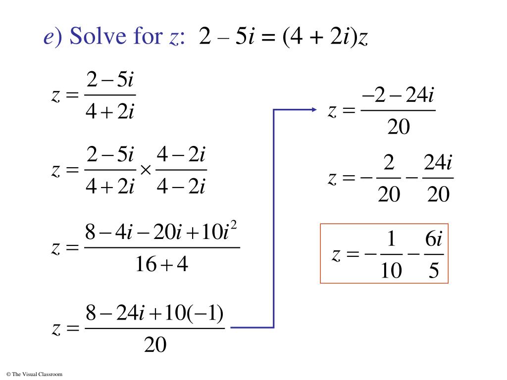 PPT Dividing Complex Numbers PowerPoint Presentation, free download