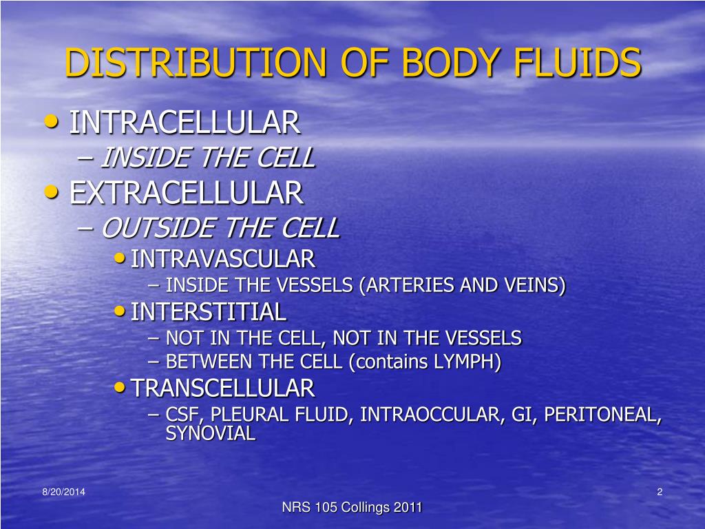 PPT FLUIDS, ELECTROLYTES, WATER AND ACID BASE BALANCE PowerPoint