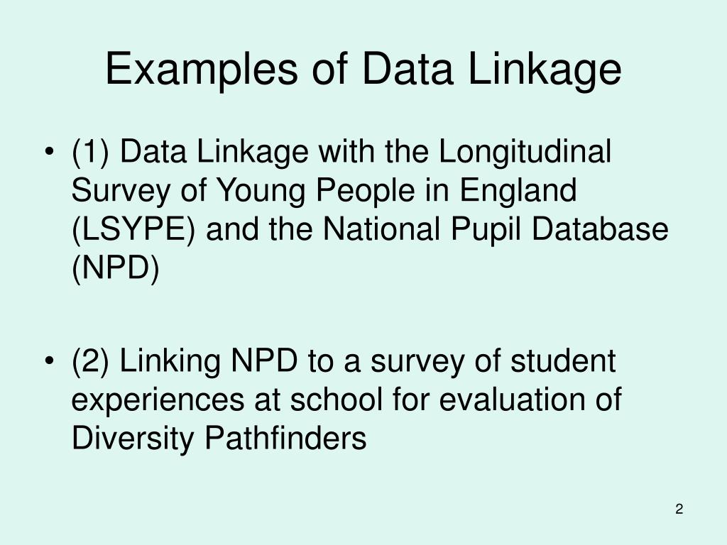 PPT Data Linkage for Educational Research Royal Statistical Society