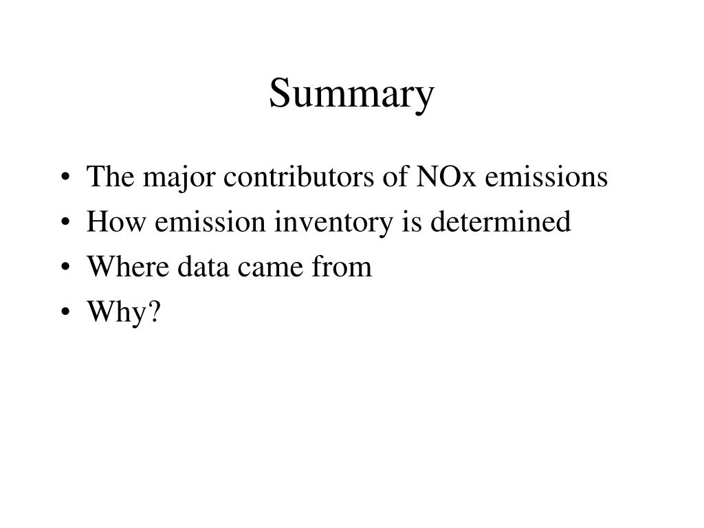 PPT NOx Emission Factors PowerPoint Presentation, free download ID