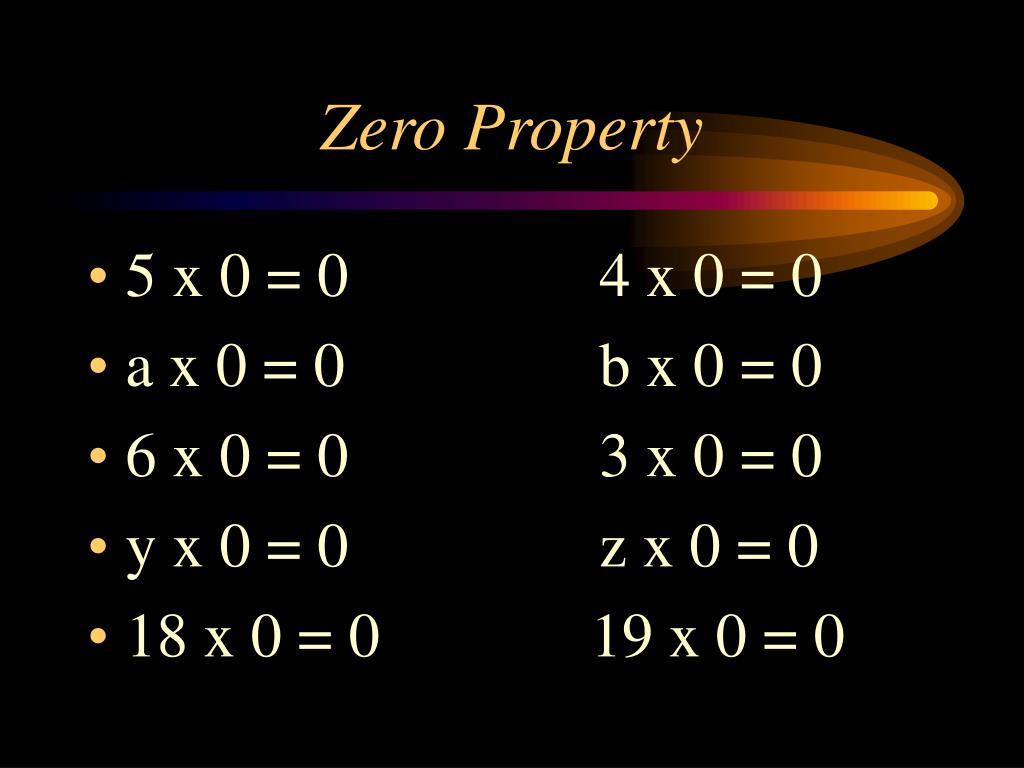 PPT Properties of Multiplication PowerPoint Presentation