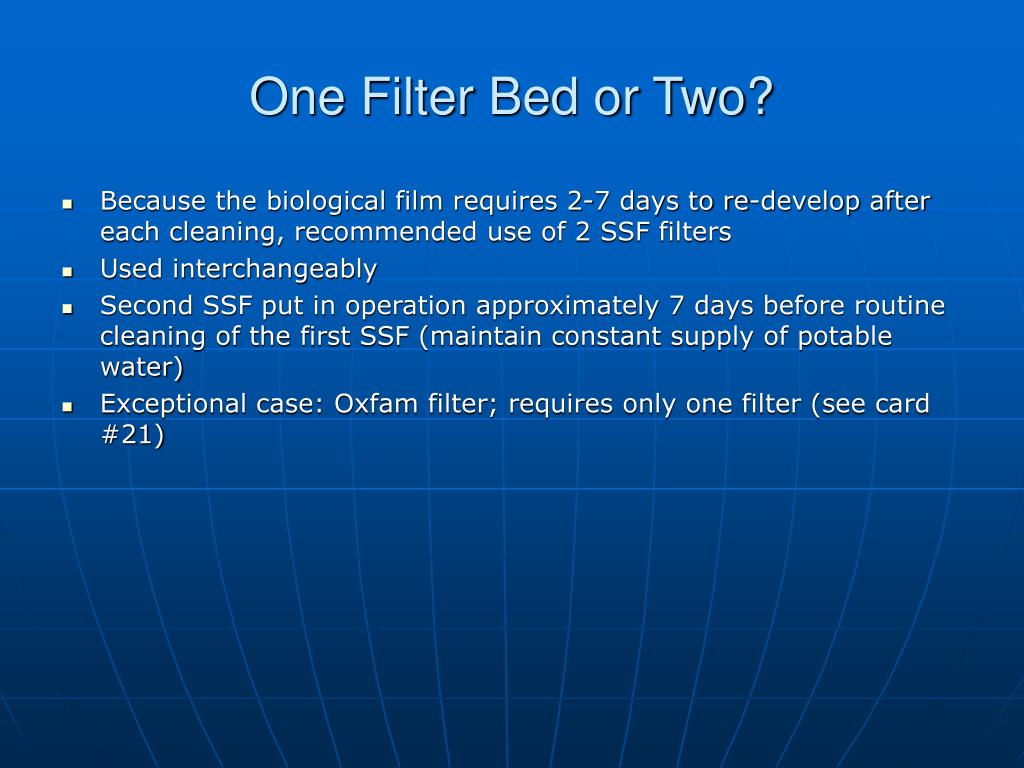 PPT Slow Sand Filters PowerPoint Presentation, free download ID3345484