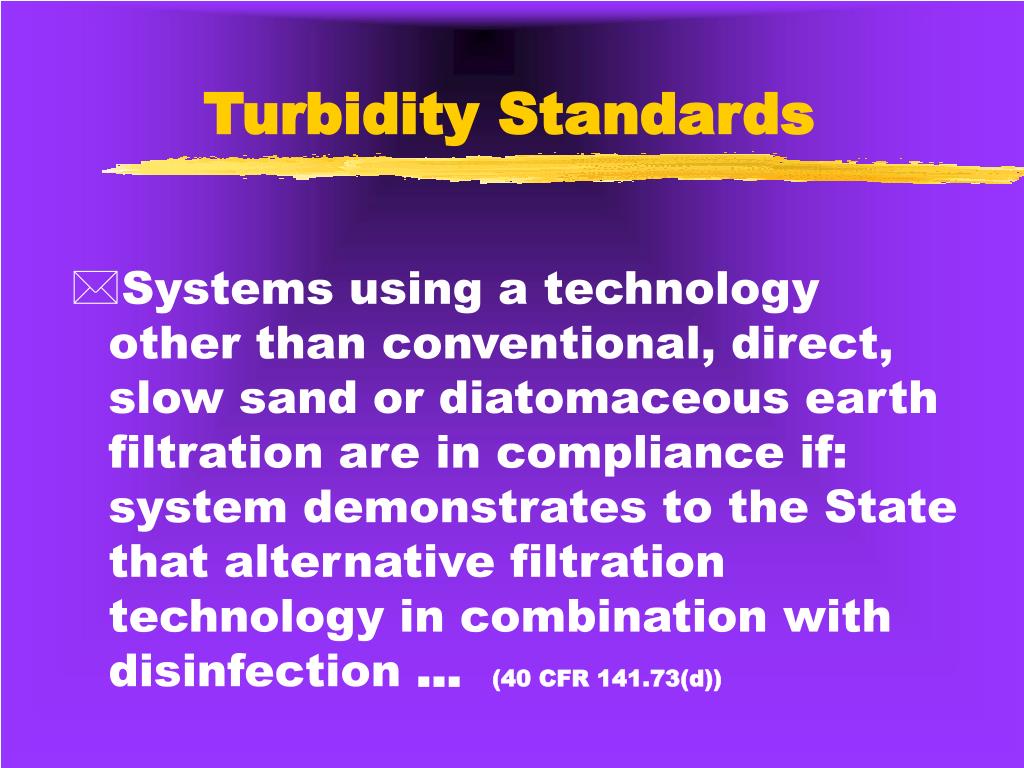 PPT Surface Water Treatment Rule PowerPoint Presentation, free