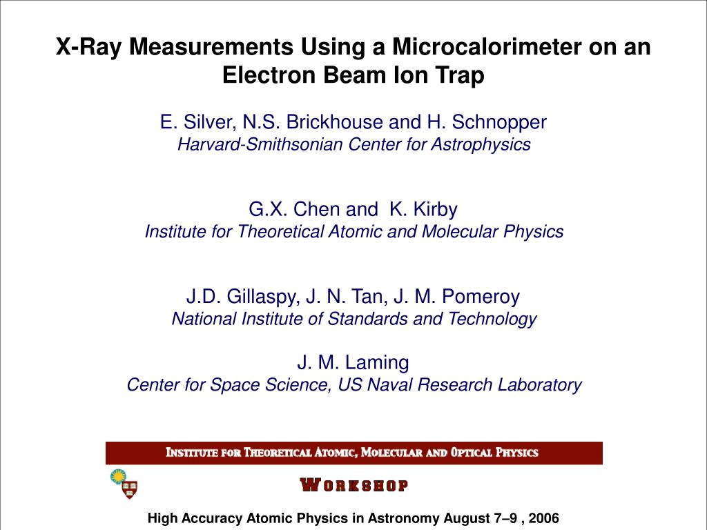 PPT XRay Measurements Using a Microcalorimeter on an Electron Beam