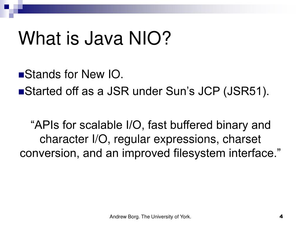 PPT Java NIO PowerPoint Presentation, free download ID3345947