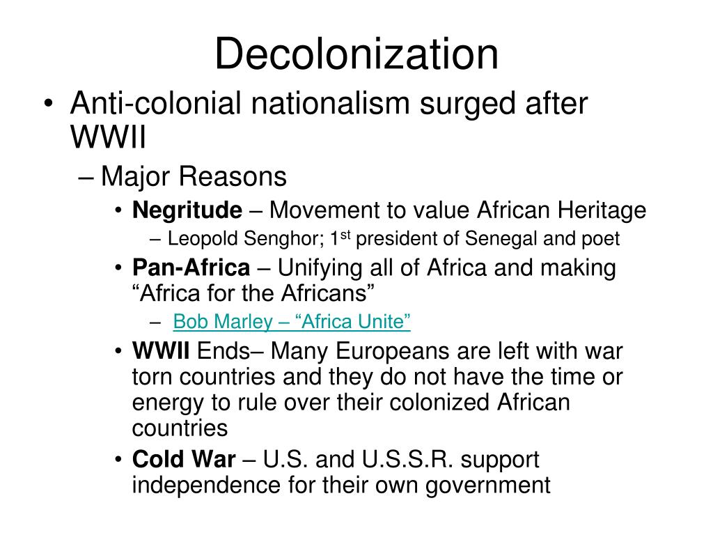 PPT Decolonization of Africa PowerPoint Presentation, free download