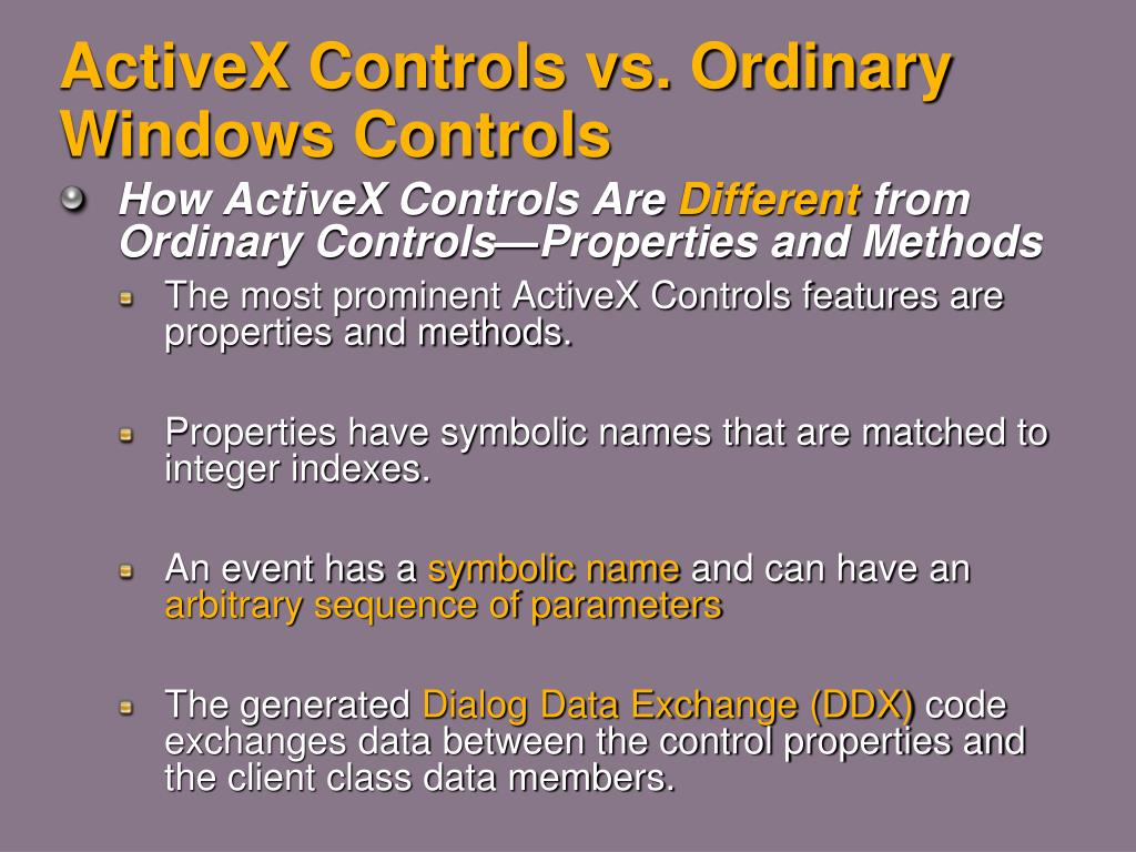 PPT ActiveX Controls PowerPoint Presentation, free download ID3346979