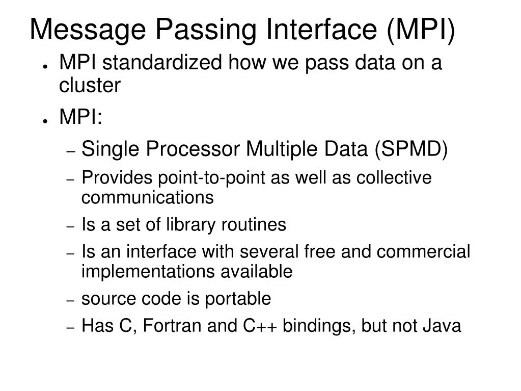 PPT MPJava HighPerformance Message Passing in Java using Java.nio