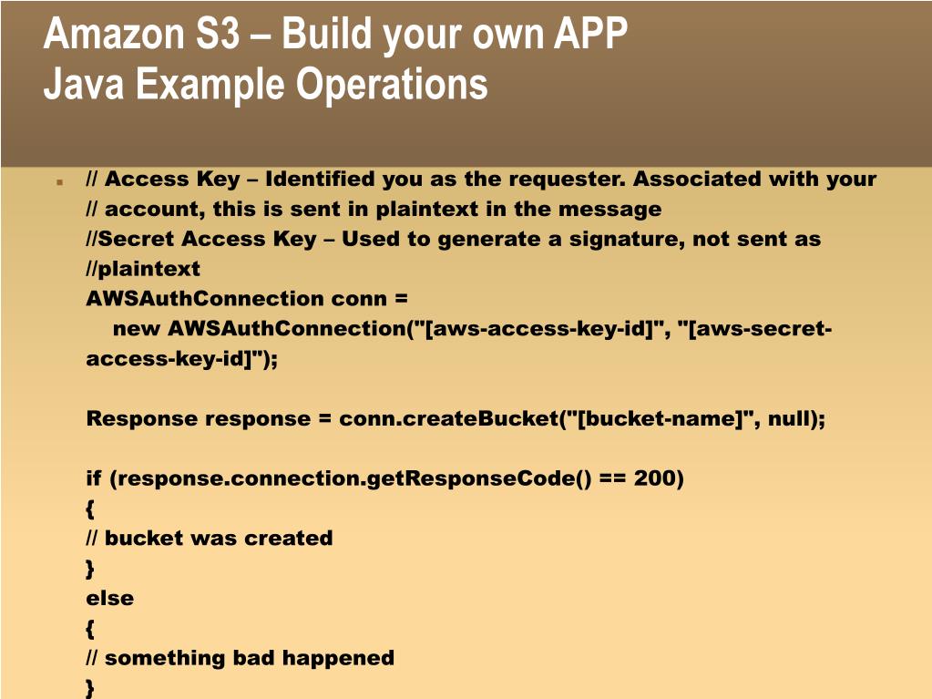PPT Amazon S3 An SOA PowerPoint Presentation, free download ID