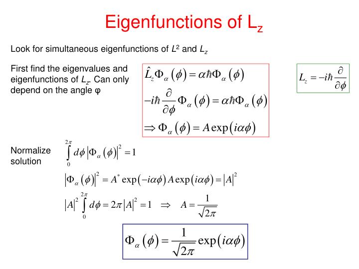 PPT Angular momentum in quantum mechanics PowerPoint Presentation