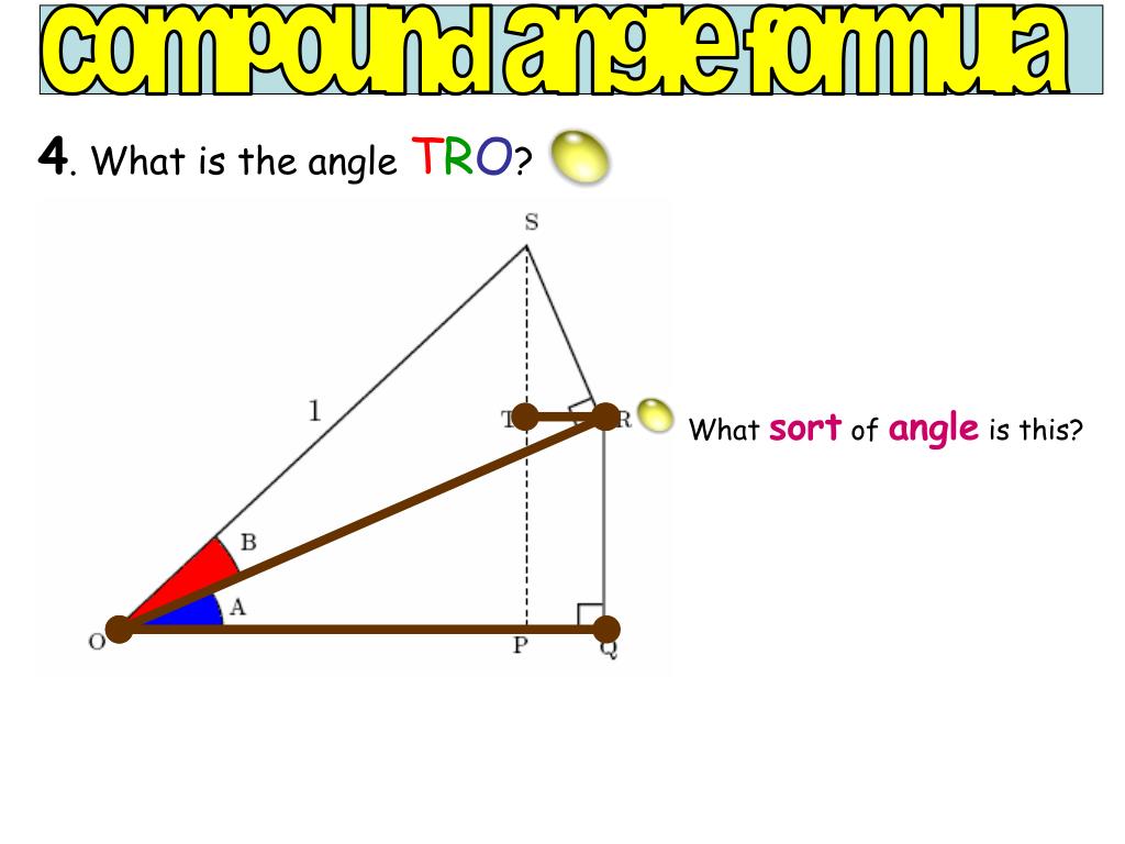 PPT compound angle formula PowerPoint Presentation, free download