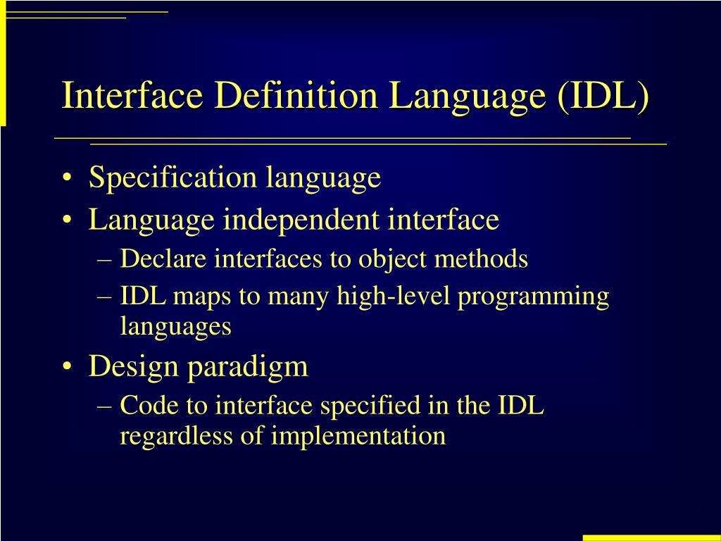 PPT CORBA PowerPoint Presentation, free download ID3349772