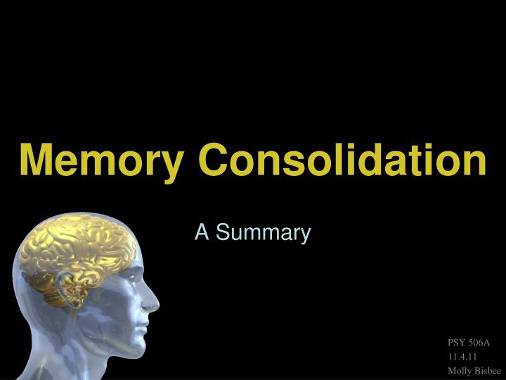 PPT Memory Consolidation PowerPoint Presentation, free download ID