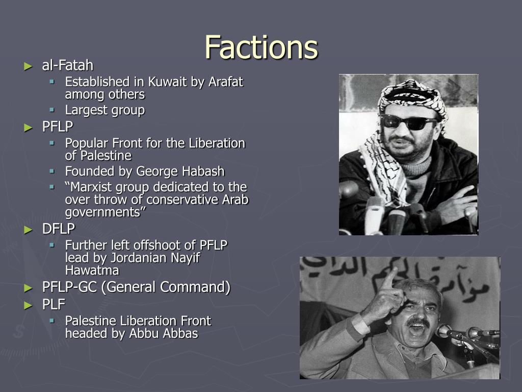 PPT The Palestinian Liberation Organization PowerPoint Presentation