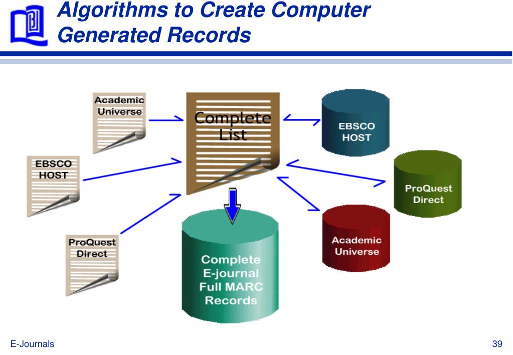 PPT A New Systematic Approach to Cataloging FullText Electronic