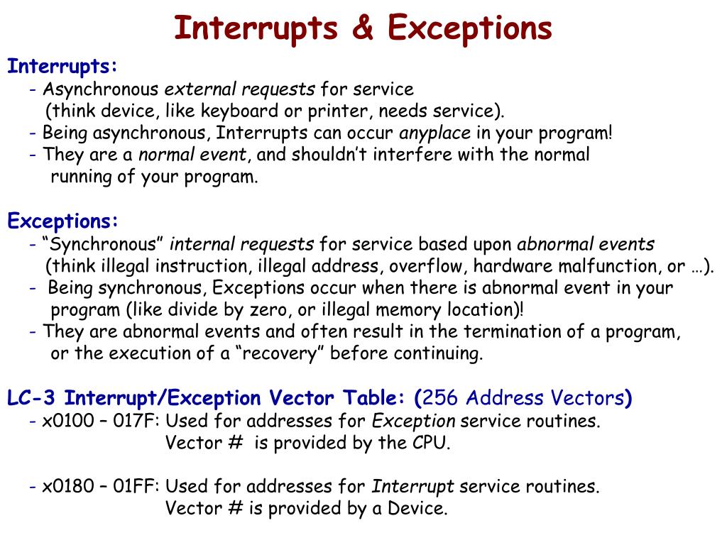 PPT Interrupts PowerPoint Presentation, free download ID3359403