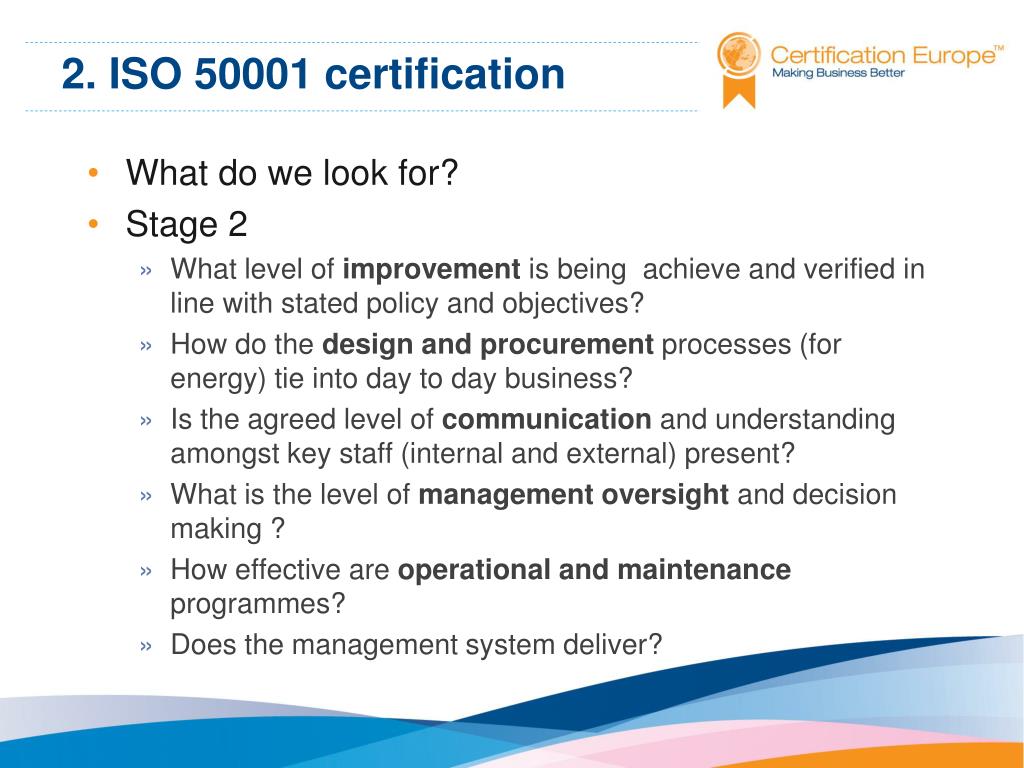 PPT ISO 50001 Energy Management System Certification PowerPoint
