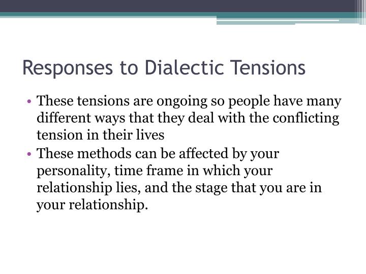 PPT Relational Dialectics Theory PowerPoint Presentation ID3361350