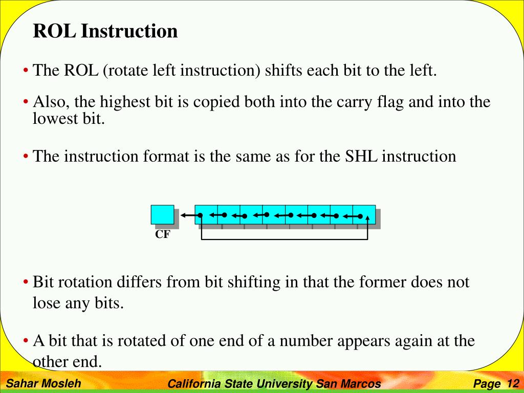 PPT Shift and Rotate Instructions PowerPoint Presentation, free