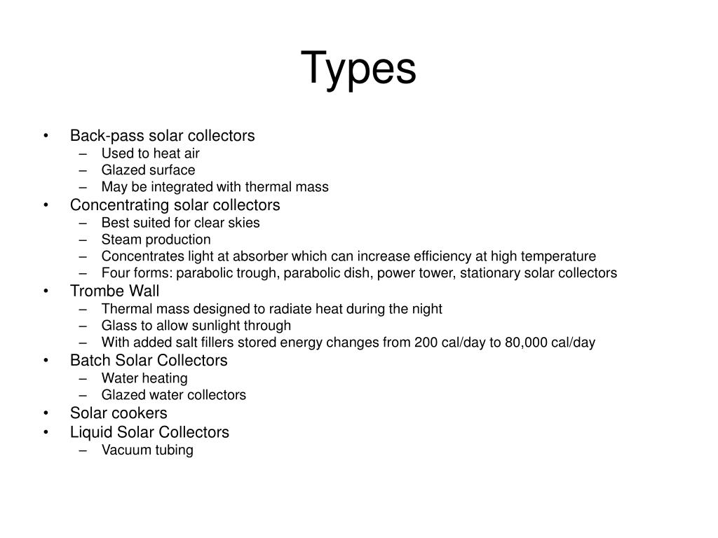PPT - Solar Collectors PowerPoint Presentation, free download - ID:3363894