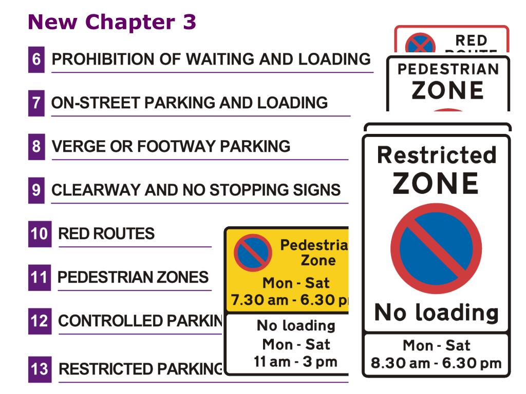 PPT Parking and CPZ Signing PowerPoint Presentation, free download