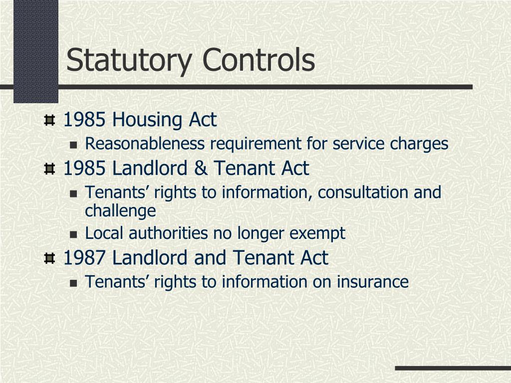 PPT Right to Buy Residential Leases Under The Housing Act 1985