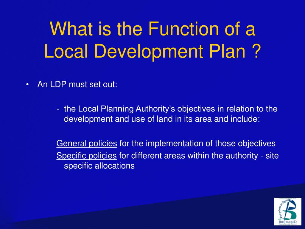 PPT Moving to the Local Development Plan System in Bridgend County