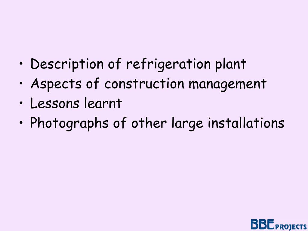 PPT Design and construction of surface air cooling and refrigeration