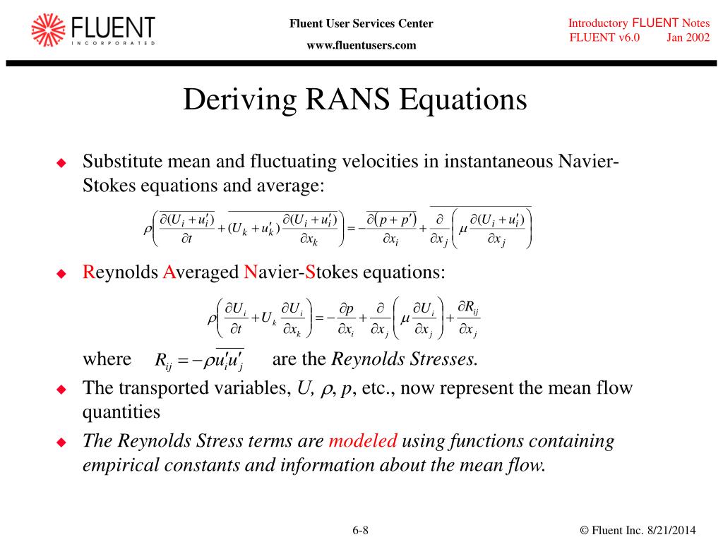 PPT Modeling Turbulent Flows PowerPoint Presentation, free download