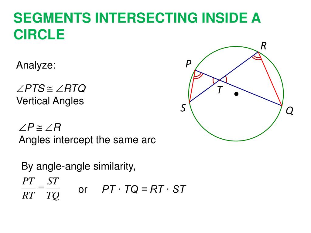 PPT Special Segments in a Circle PowerPoint Presentation, free
