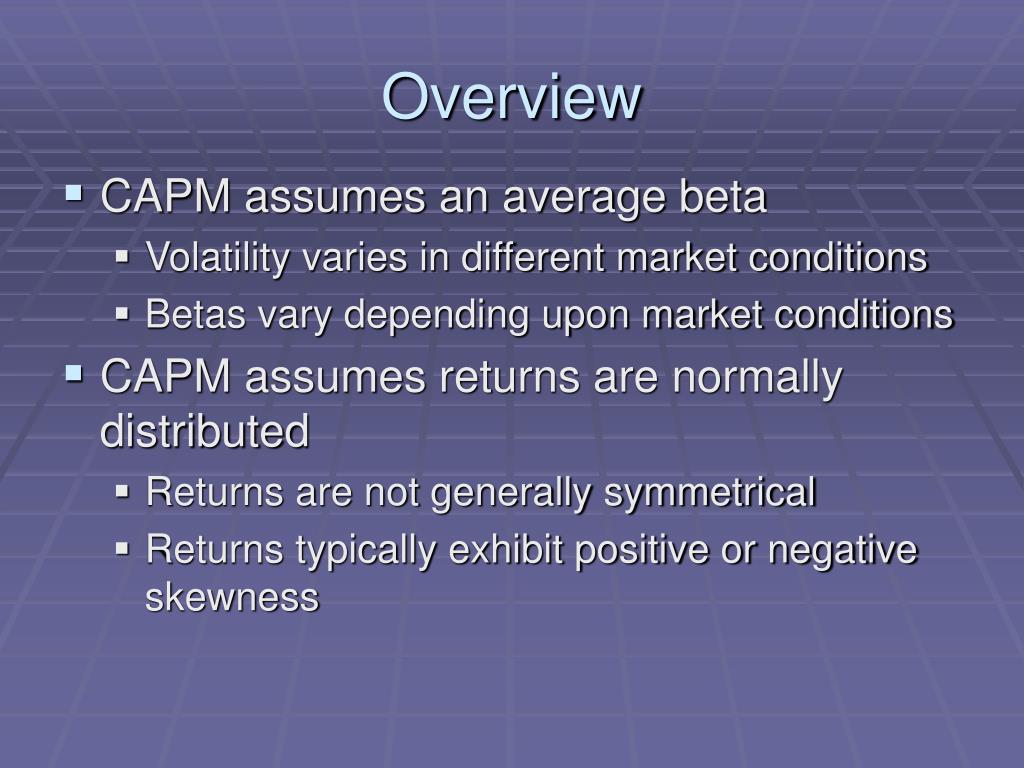 PPT Evaluating Market Risk Factors in Positive and Negative World