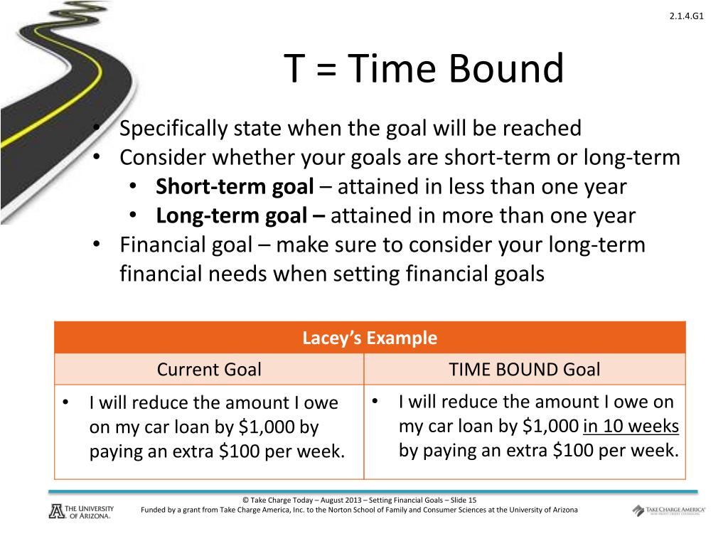 PPT Setting Financial Goals PowerPoint Presentation, free download